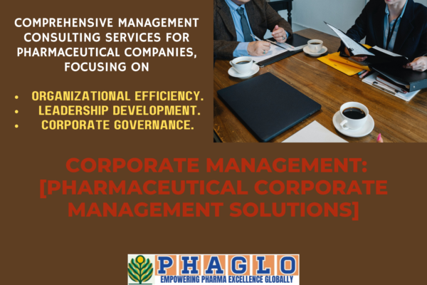 Comprehensive management consulting services for pharmaceutical companies,